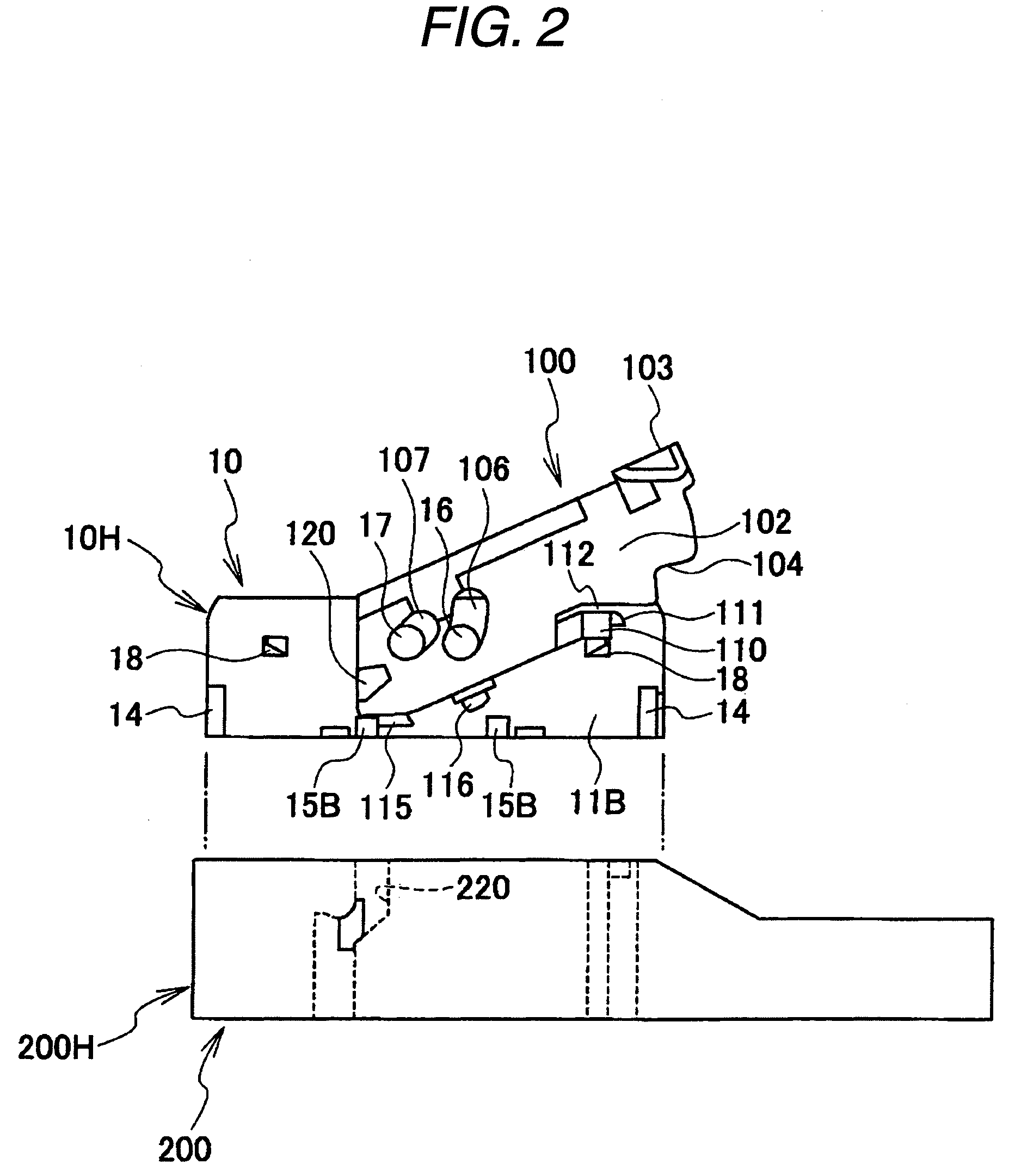 Lever type connector