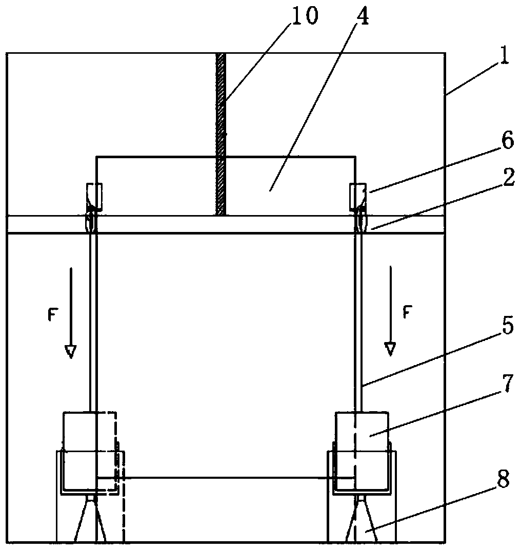 Torsion tester for cable branch box, and test method thereof