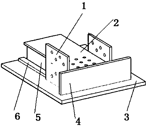 Steel member assembling mould