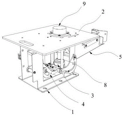 Gravity type automatic ball serving machine