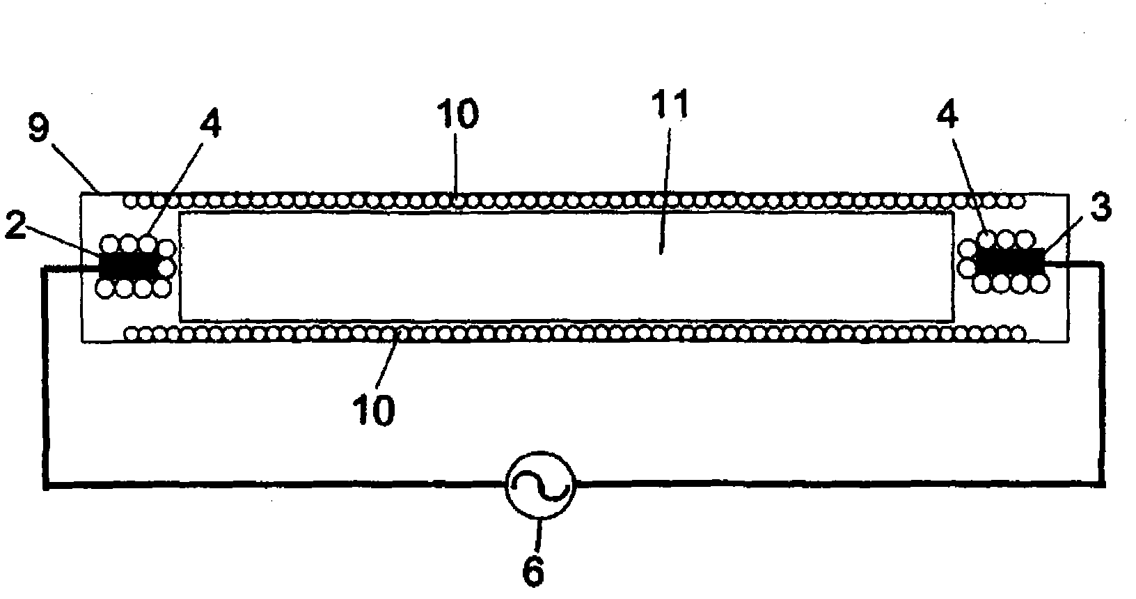 Fluorescent discharge lamp tube, and liquid crystal display device