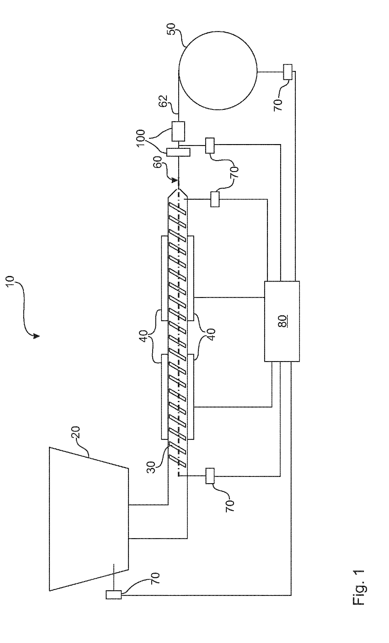 Method and device for the indirect determination of a specific formulation during extrusion