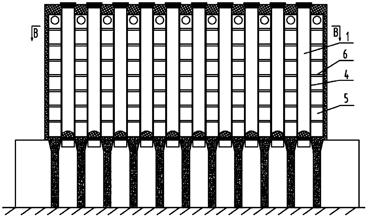 Transverse reciprocating heating system of coke oven