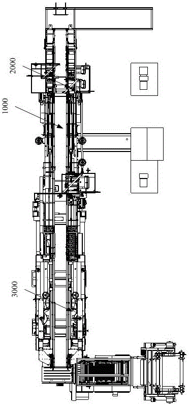 Packaging bag production line