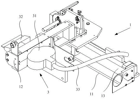 Packaging bag production line