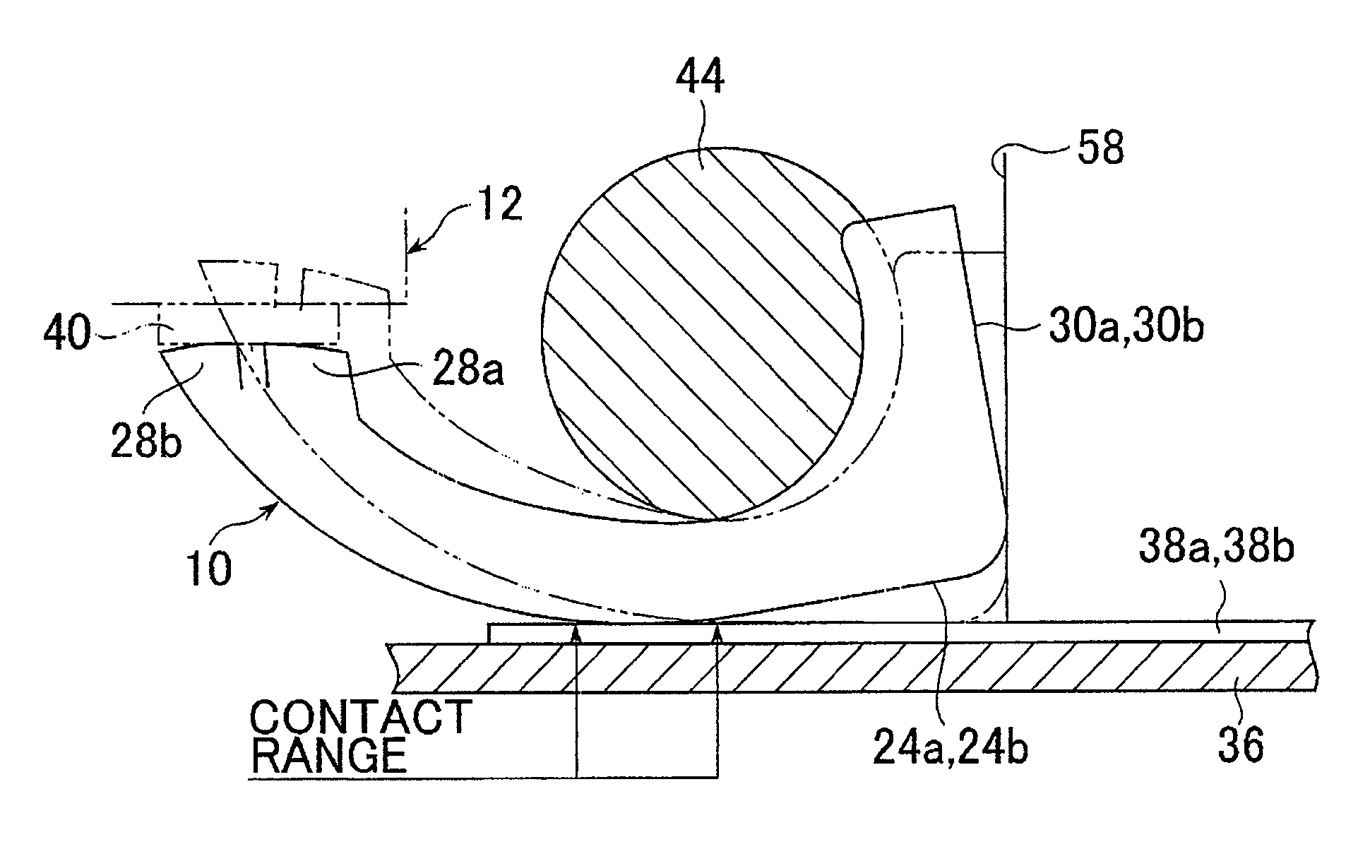 Contact and electrical connecting apparatus