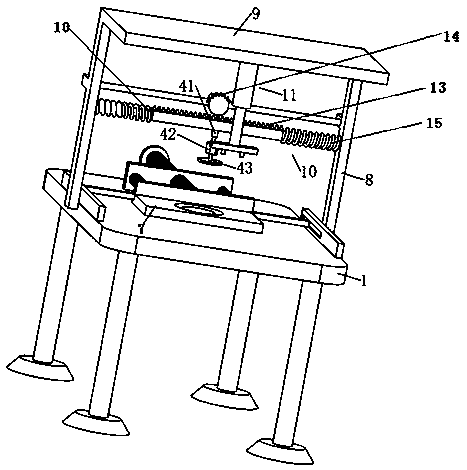 Automobile accessory wear resistance detection device