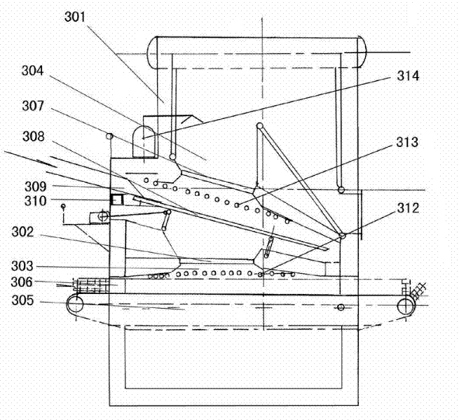 Harmless treatment system and method for municipal waste incineration