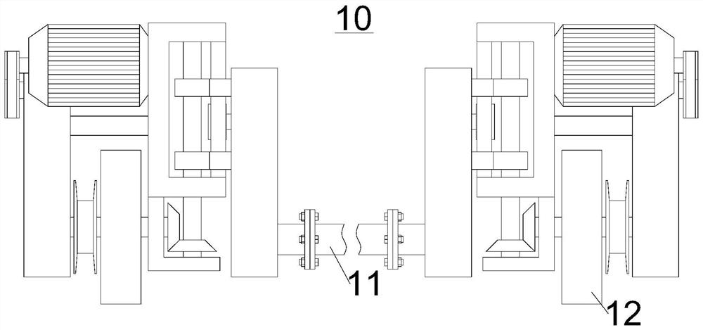 Greenhouse roller shutter robot and greenhouse roller shutter device