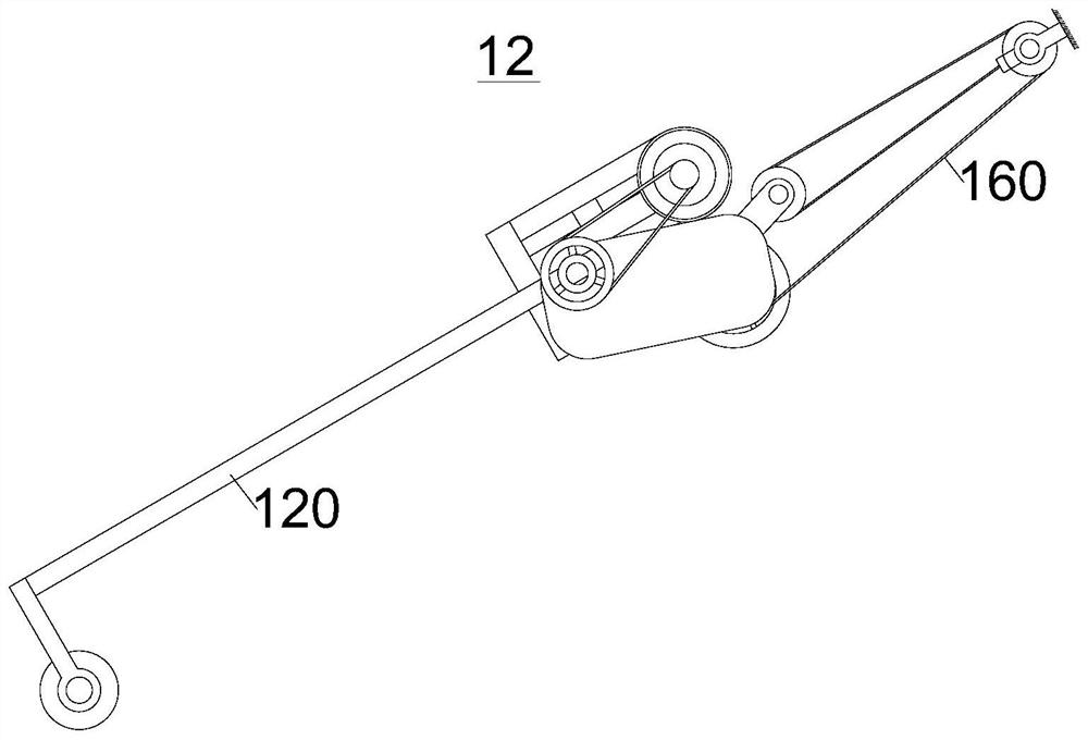 Greenhouse roller shutter robot and greenhouse roller shutter device