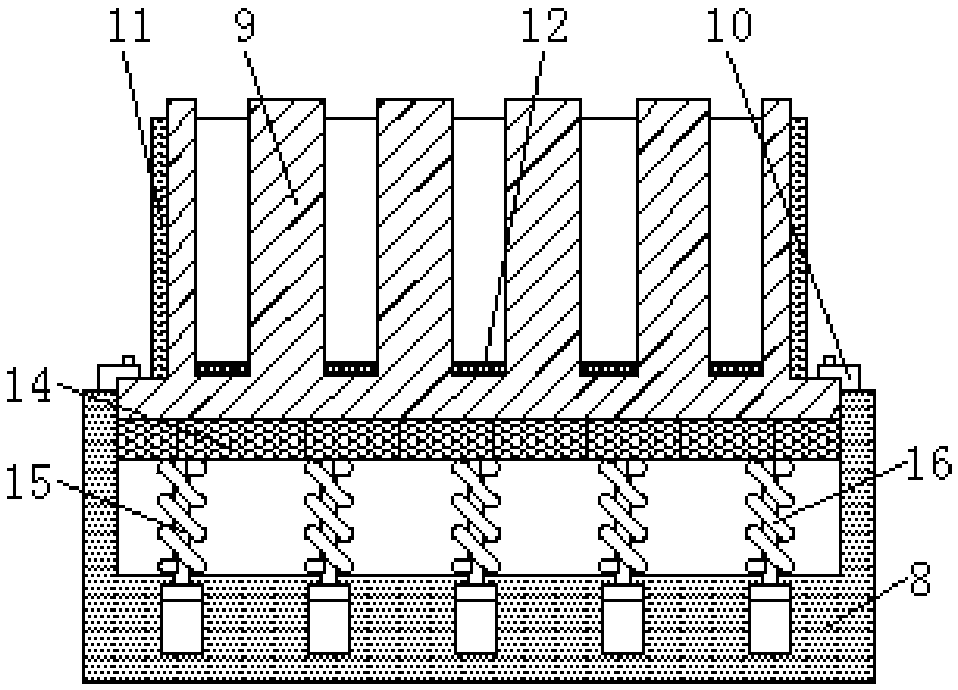 Hydraulic machine for producing lime-sand bricks