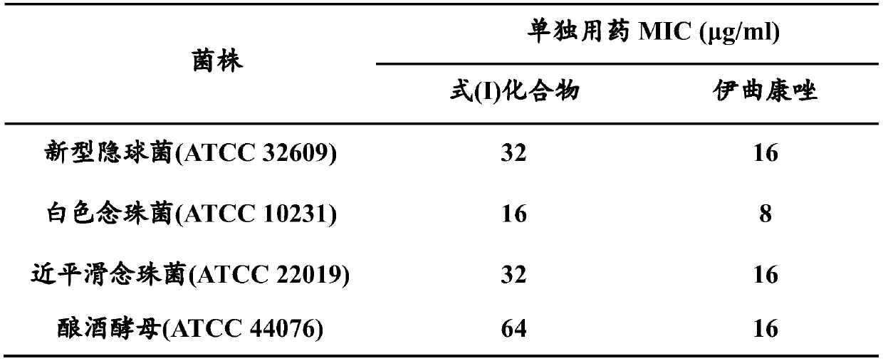 Anti-fungal-infection pharmaceutical composition and use thereof