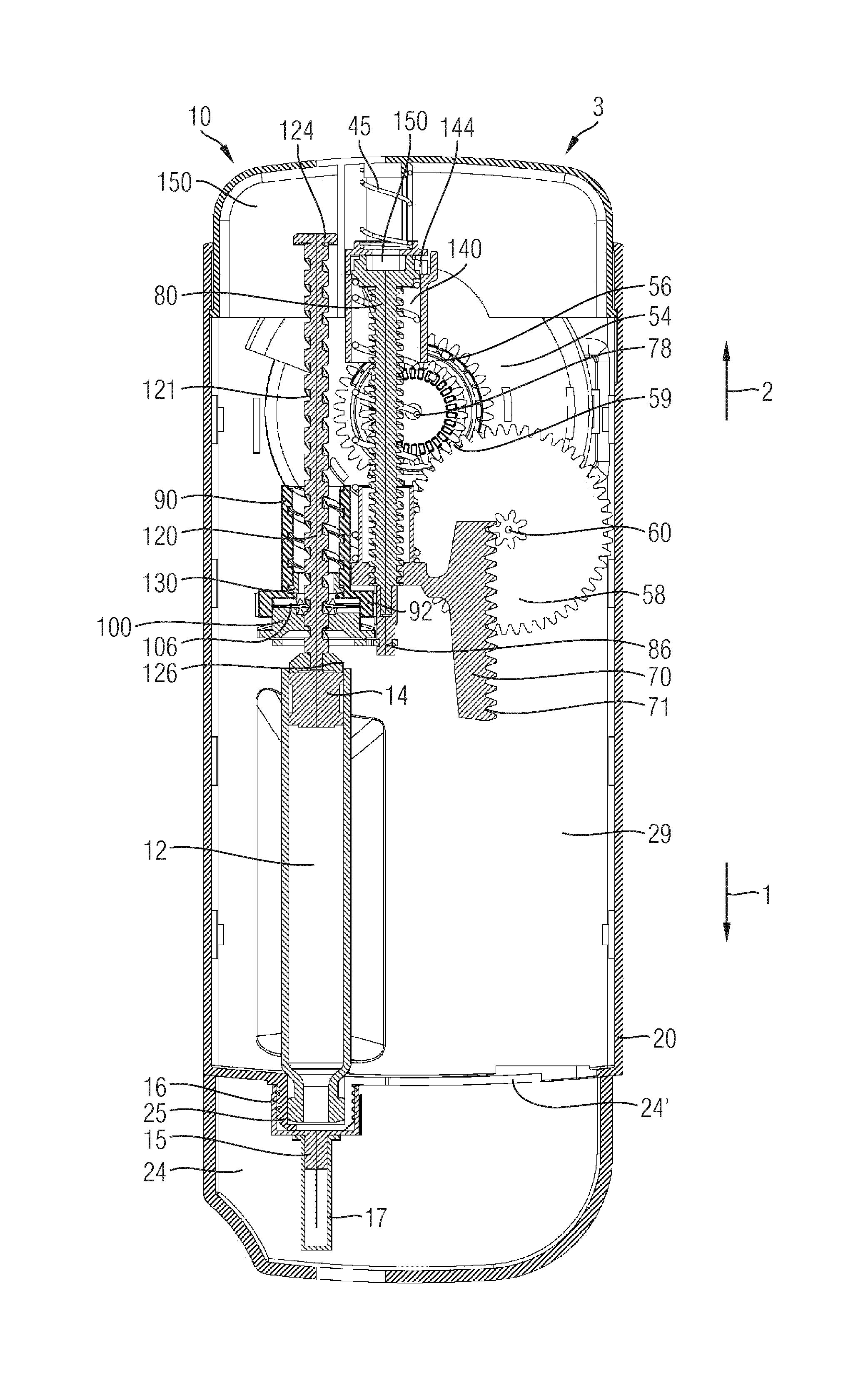 Hand-held drug injection device and dose setting limiter mechanism therefor