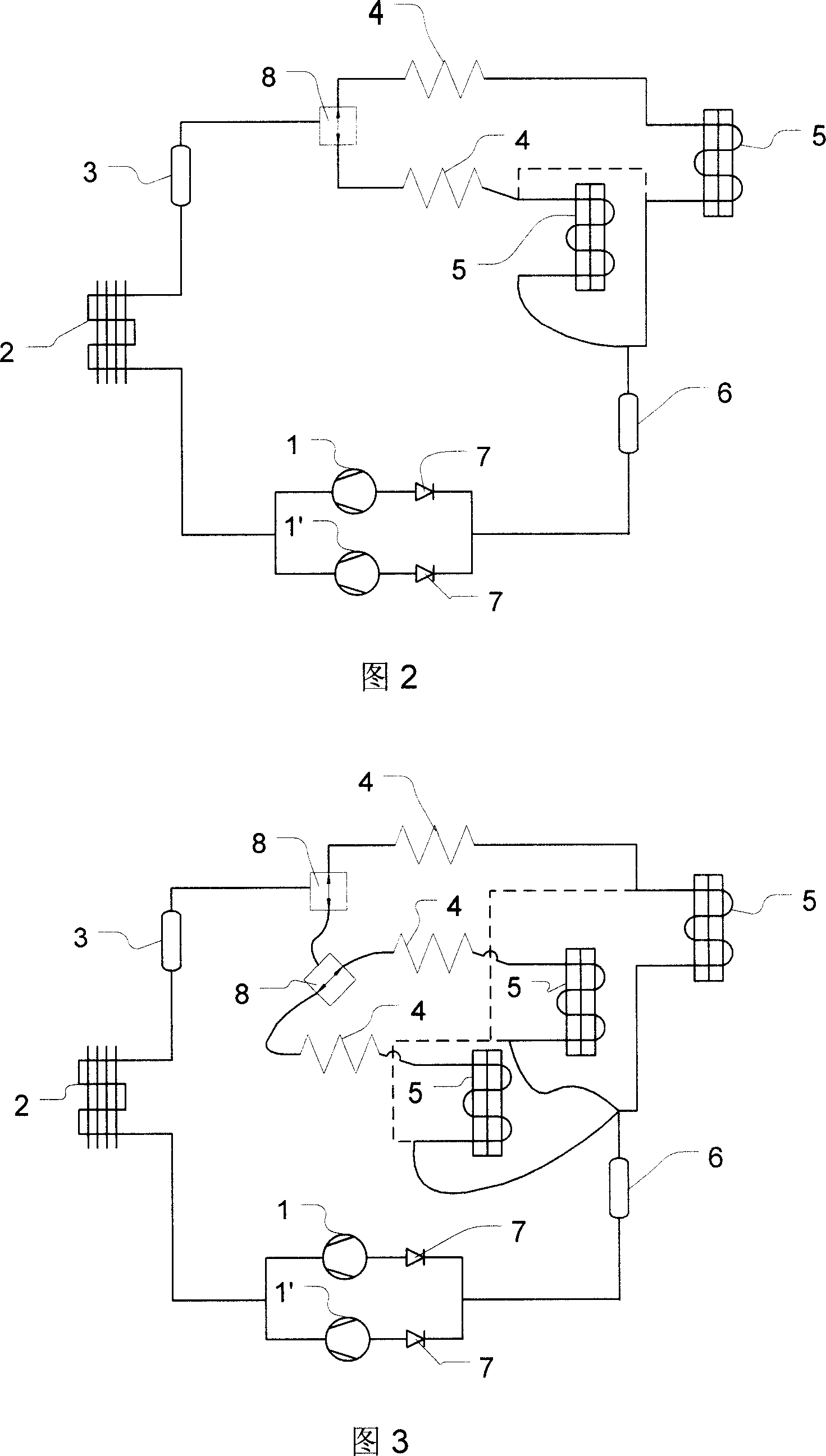 Refrigeration system of refrigerator