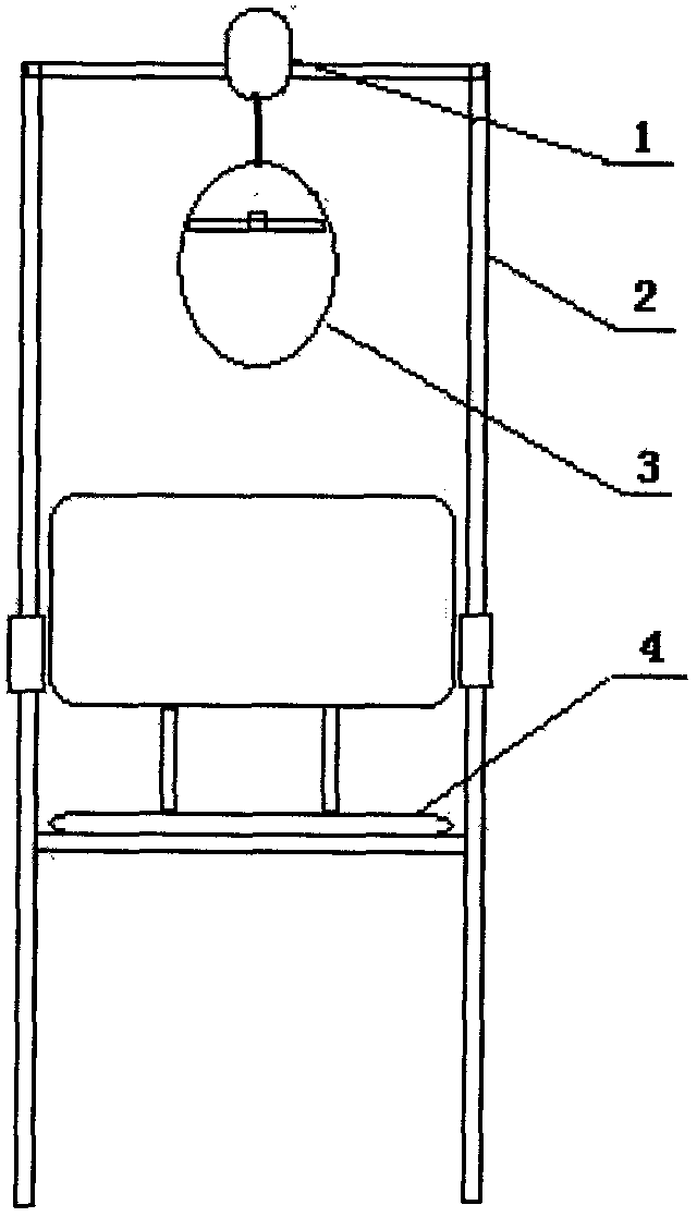 Movement instrument for cervical vertebra rehabilitation