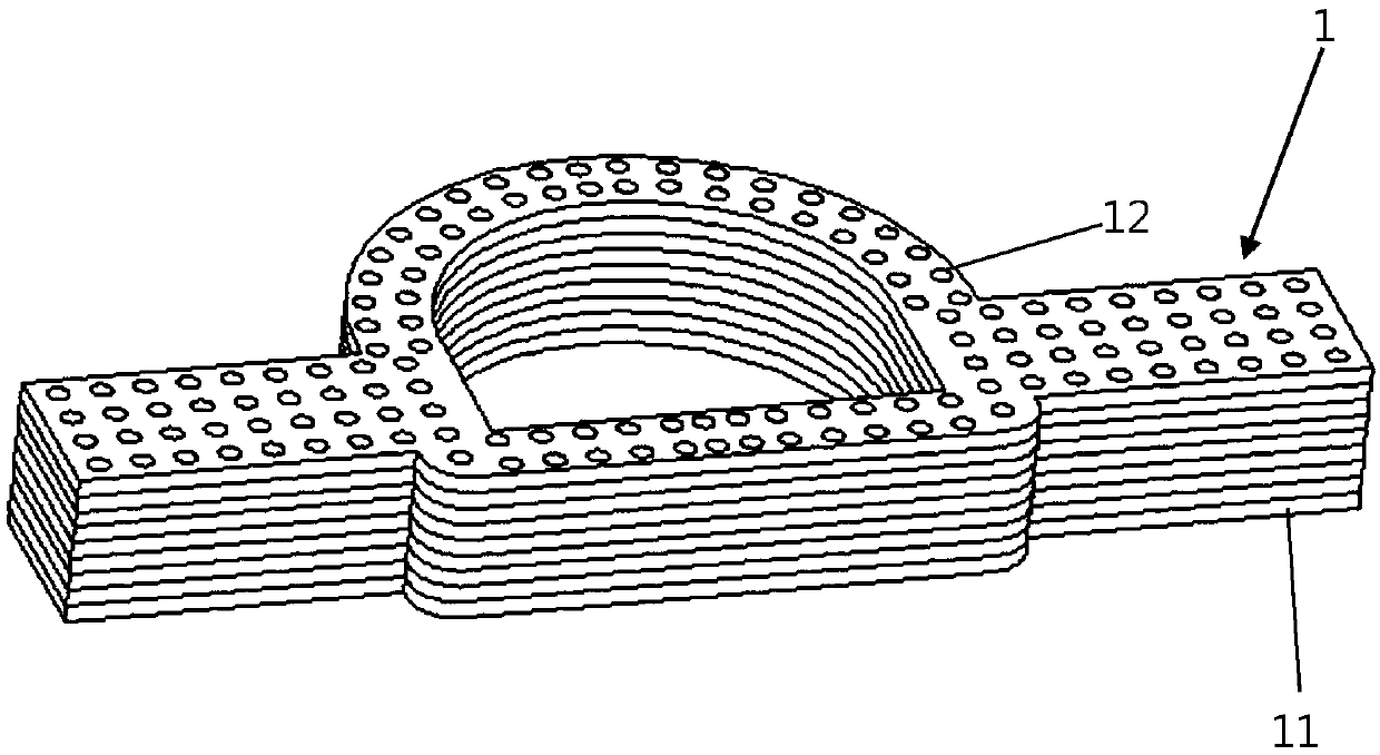 Profiling three-dimensional fabric