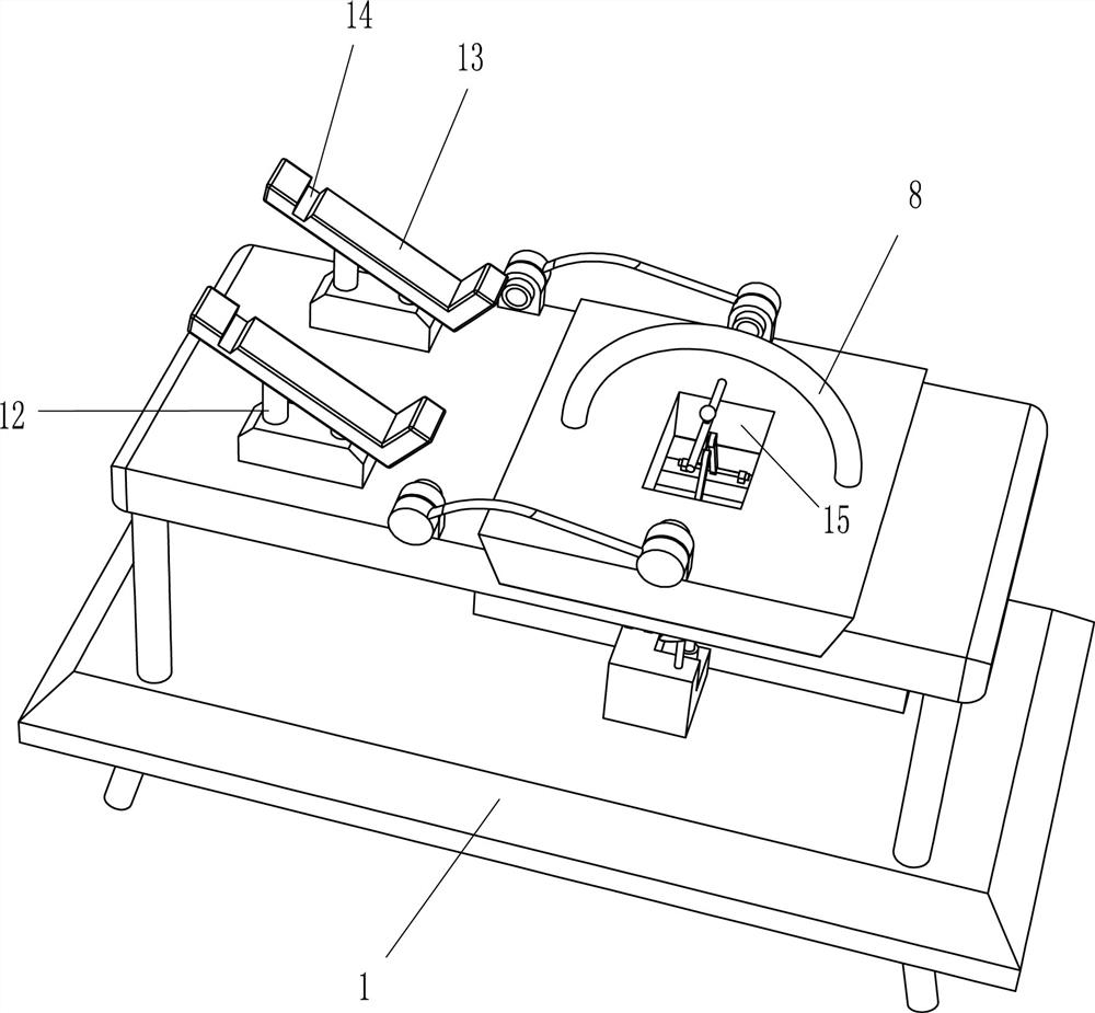 A kind of electronic component foot grinding and cleaning equipment