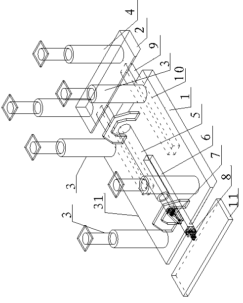 Paste filling fully-mechanized coal mining device and method for support matching template