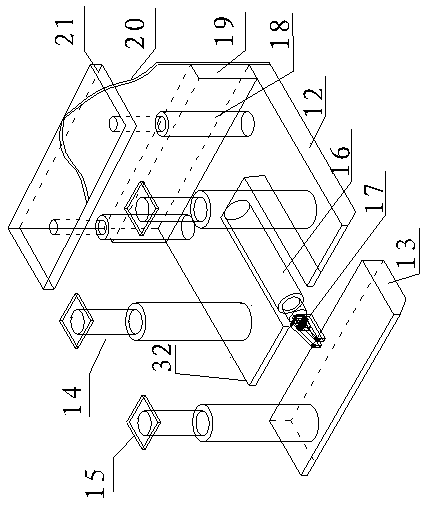 Paste filling fully-mechanized coal mining device and method for support matching template