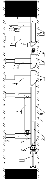 Paste filling fully-mechanized coal mining device and method for support matching template