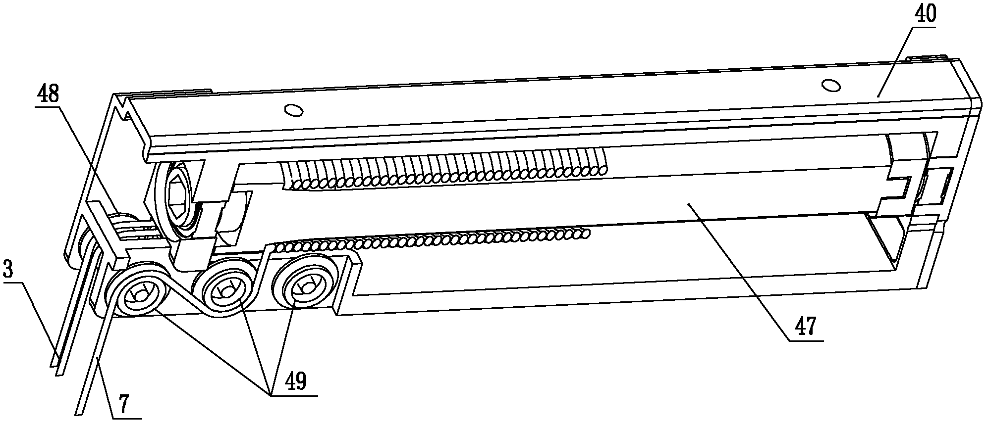 Winding method and winding device for venetian blinds or honeycomb blinds