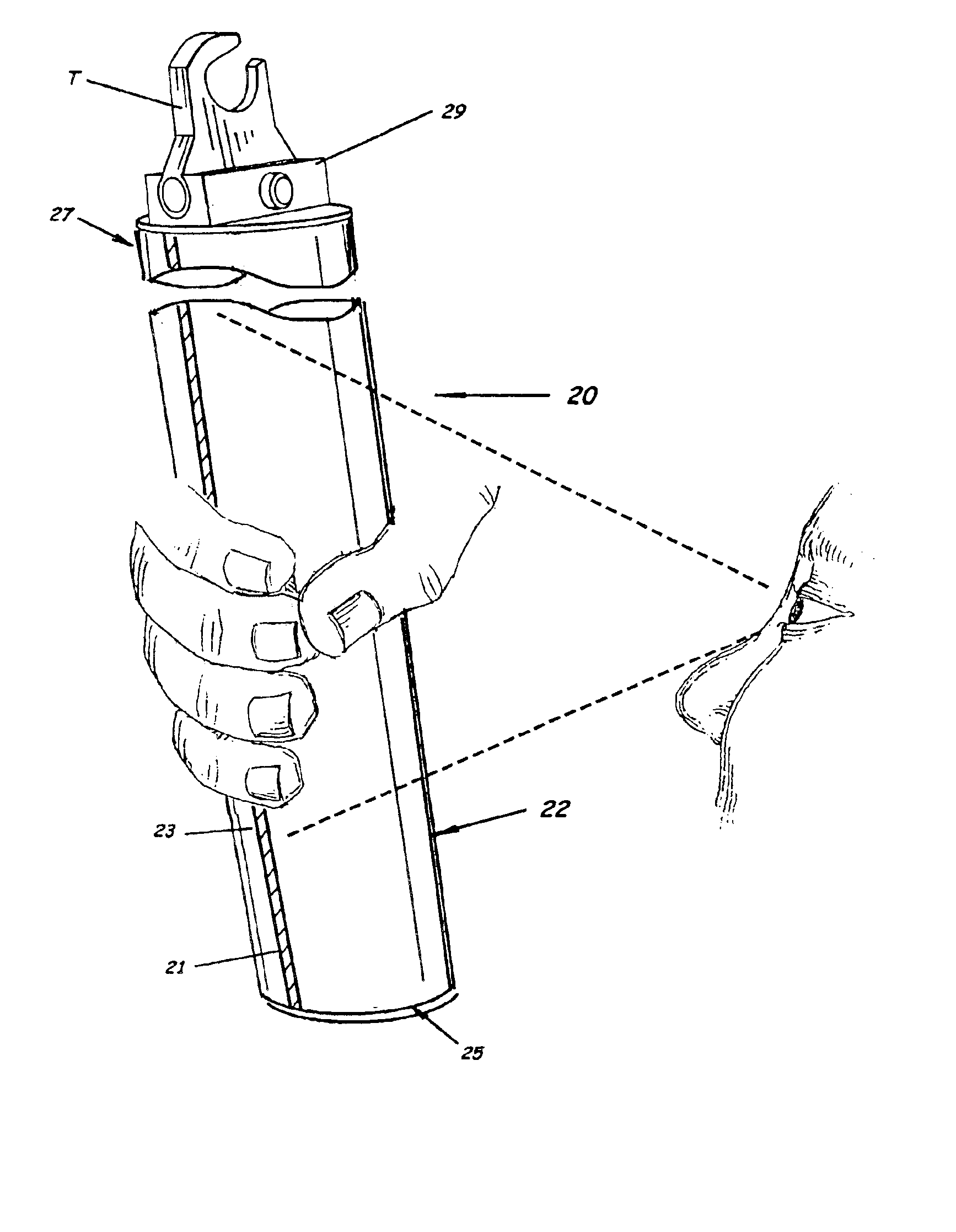 Utility line pole having alignment indicator and associated methods