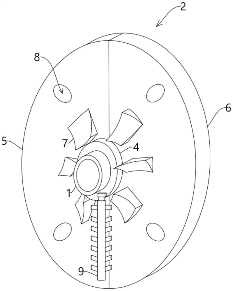 A duct fin evaporator