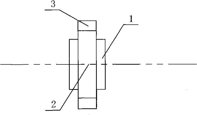 Dual air gap grinding head through grinding machine for grinding magnetic core