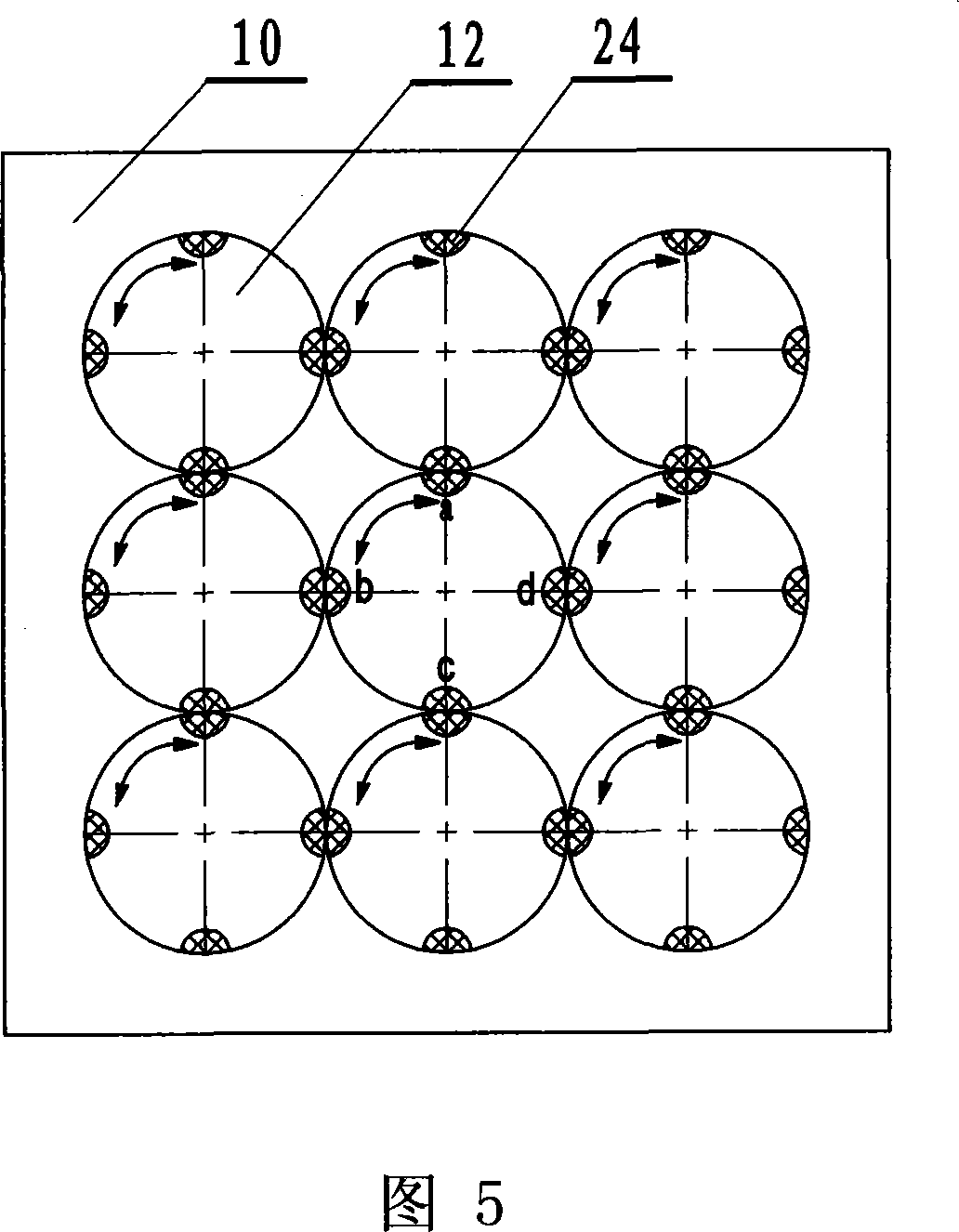 High elasticity netted plastic cushion, producing method and equipment thereof