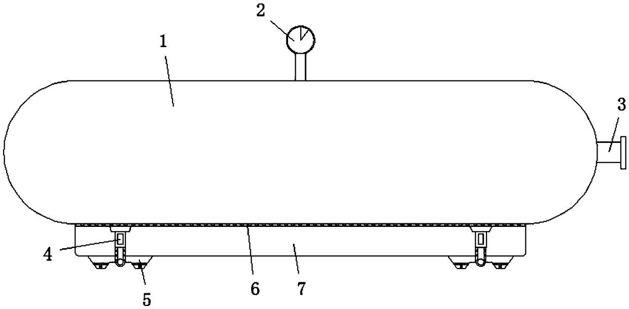 Industrial pressure vessel convenient to move