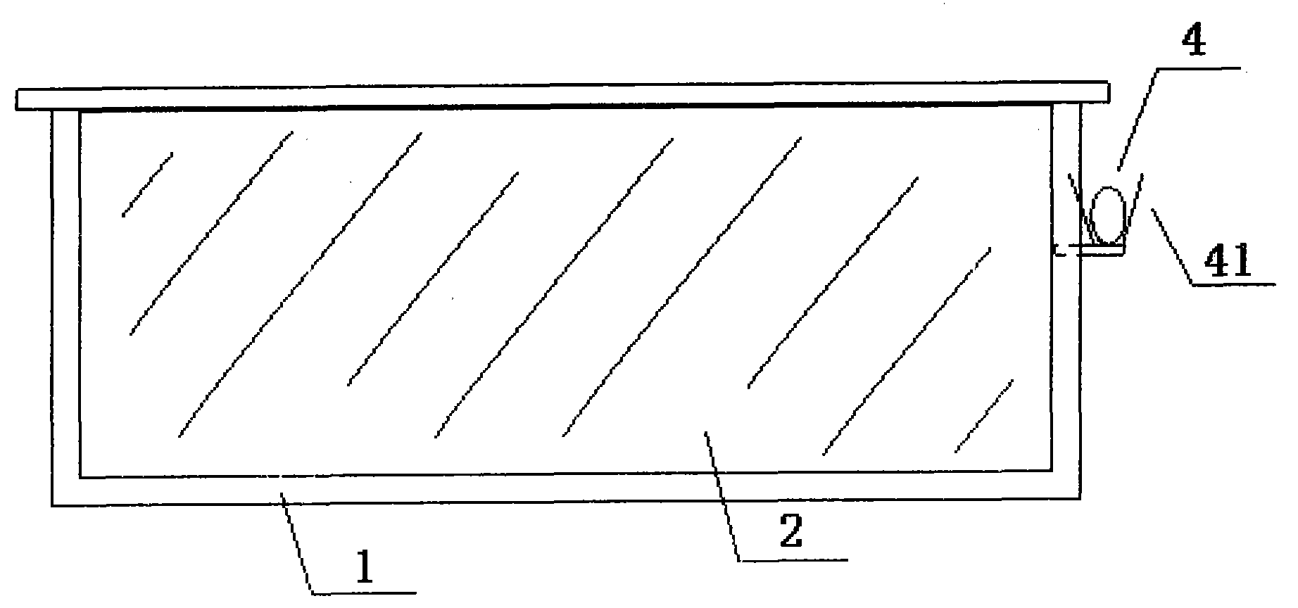 Antiglare night vision device for automobile