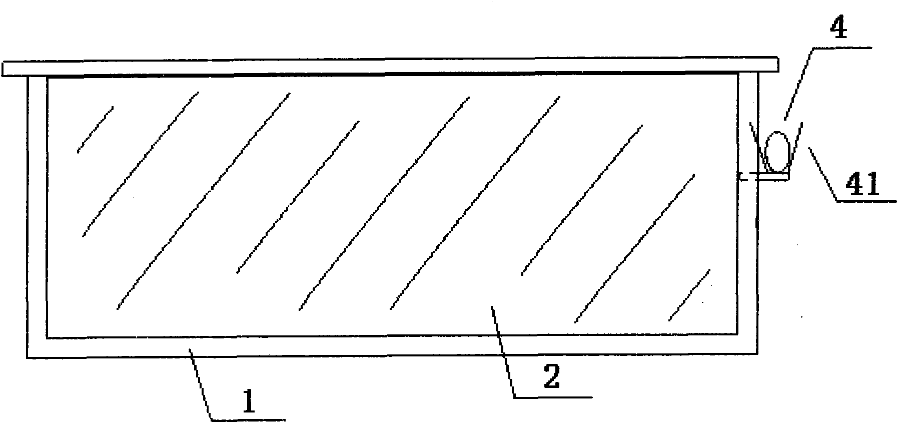 Antiglare night vision device for automobile