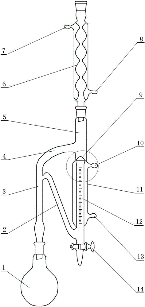 A high-efficiency extraction separator for volatile oil