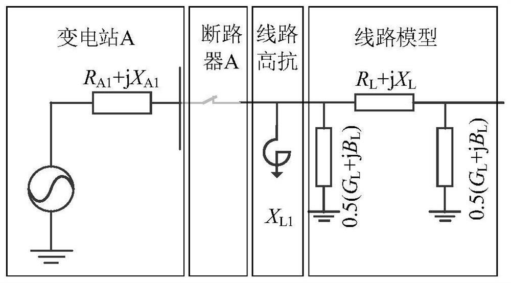 500kV system air-closing band high-resistance line DC bias suppression method