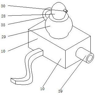 Suction type anesthesia tube with function of assisting oral cavity expansion