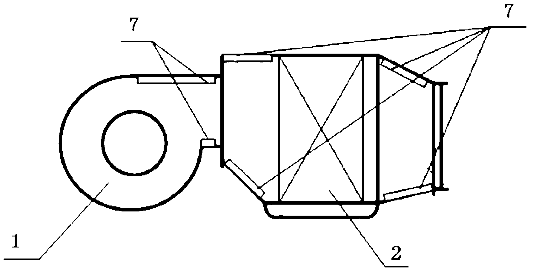 Silencing and noise-reducing coil pipe heat exchanger as well as ultra-silencing fan coil pipe and soundproofing heat exchanger