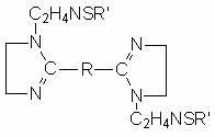 Sulfur-containing bis-imidazoline type carbon dioxide corrosion inhibitor and preparation method thereof