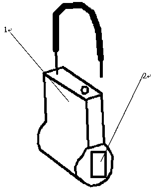 Convenient lock for containing key