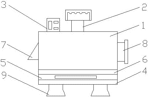 Cleaning powder box with weighing function