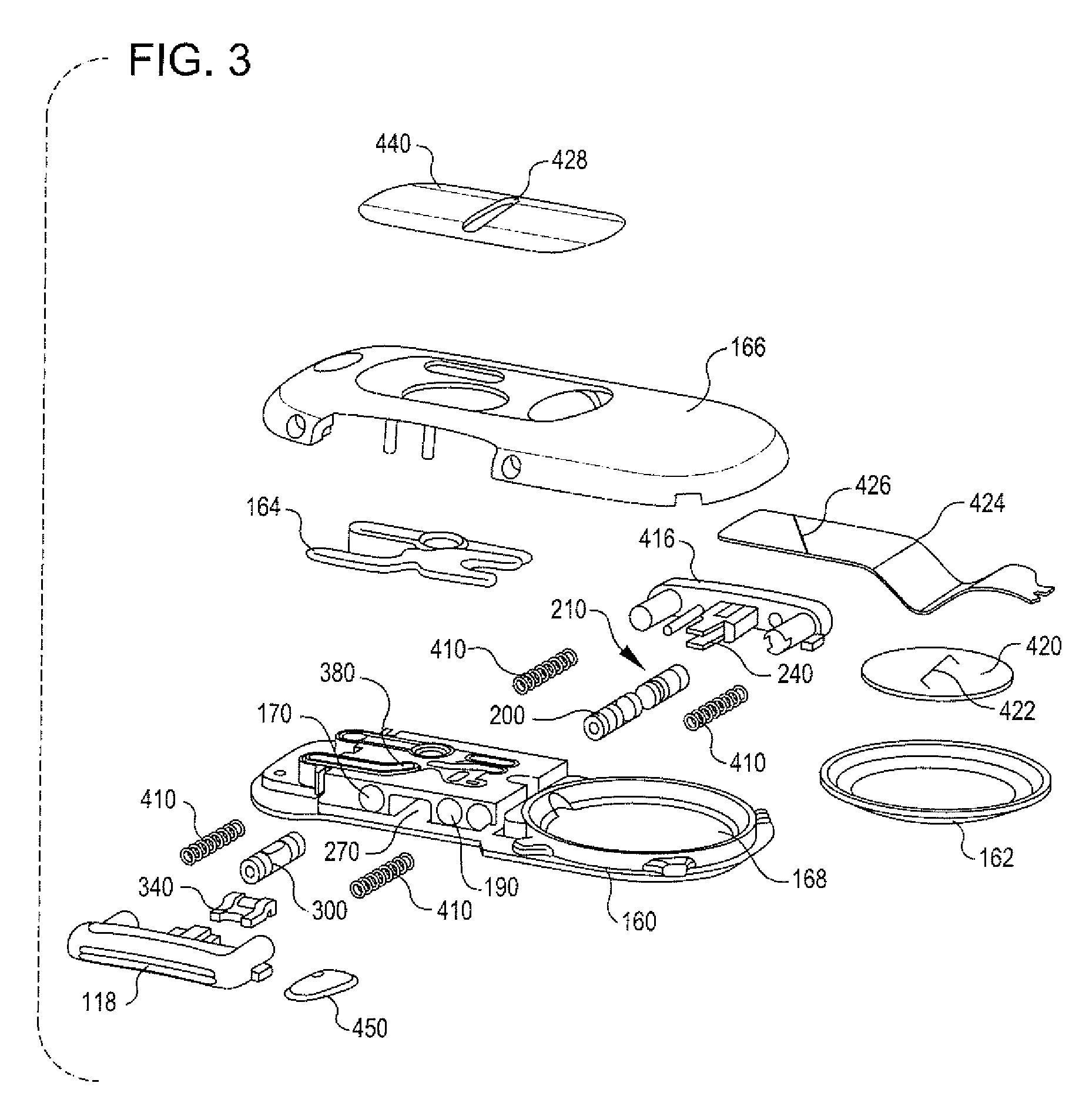 Dosage sensing unit with tactile feedback