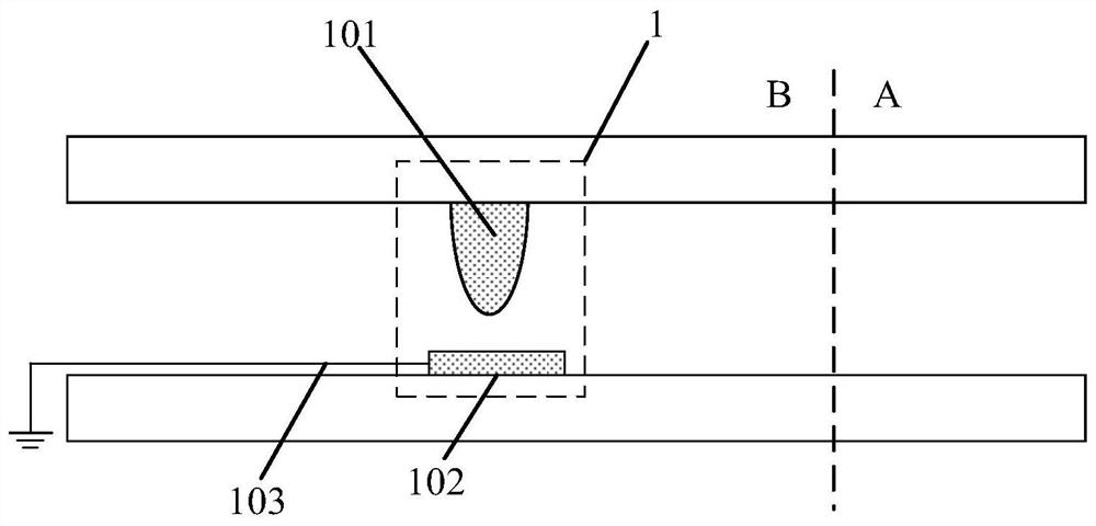 Electrostatic protection structure, display panel with electrostatic protection function and display device