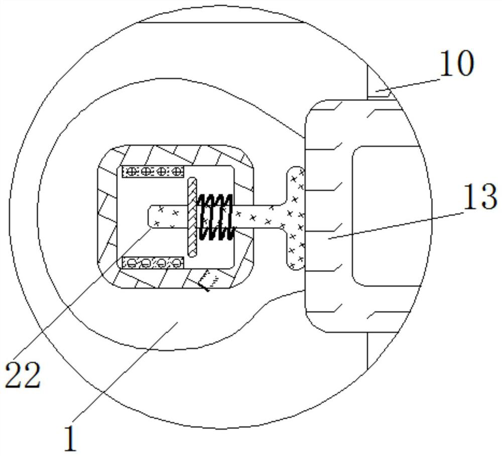 Anti-aging cleaning device for rubber materials of sneakers