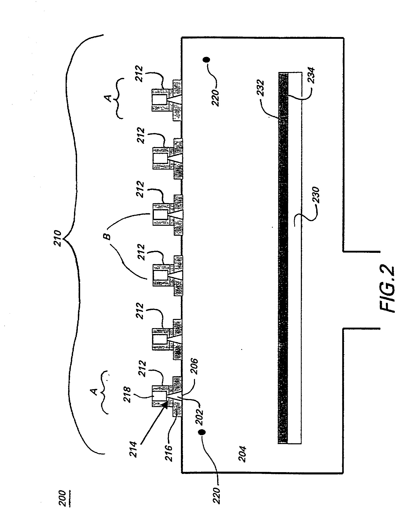 Apparatus and method for depositing large area coatings on planar surfaces