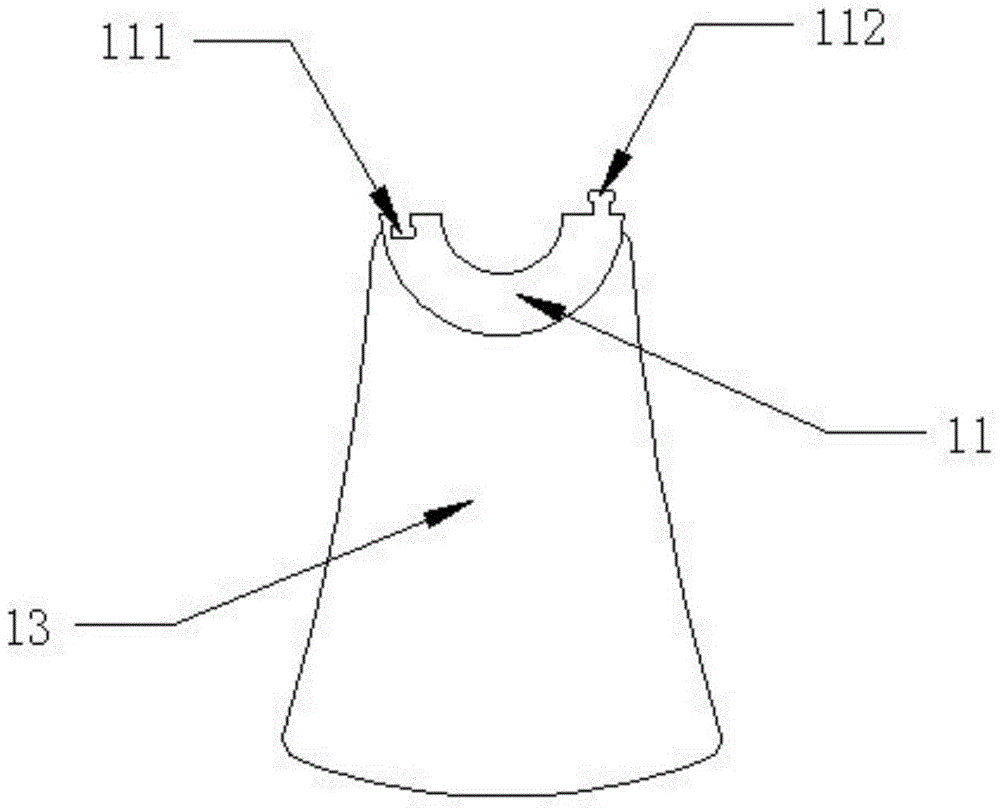 A detachable brain stereotaxic keyhole device