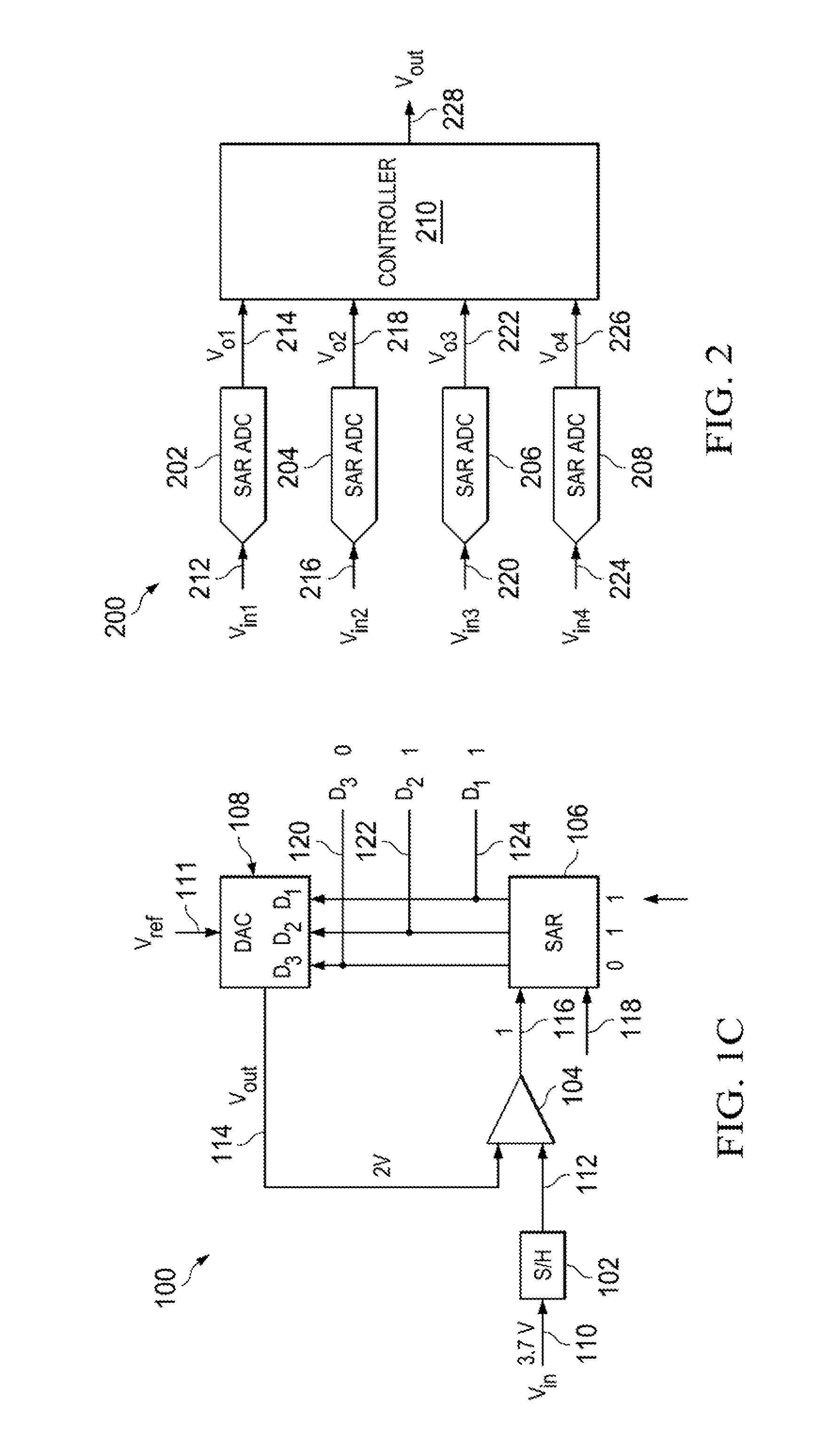 System and method for multi channel sampling SAR ADC