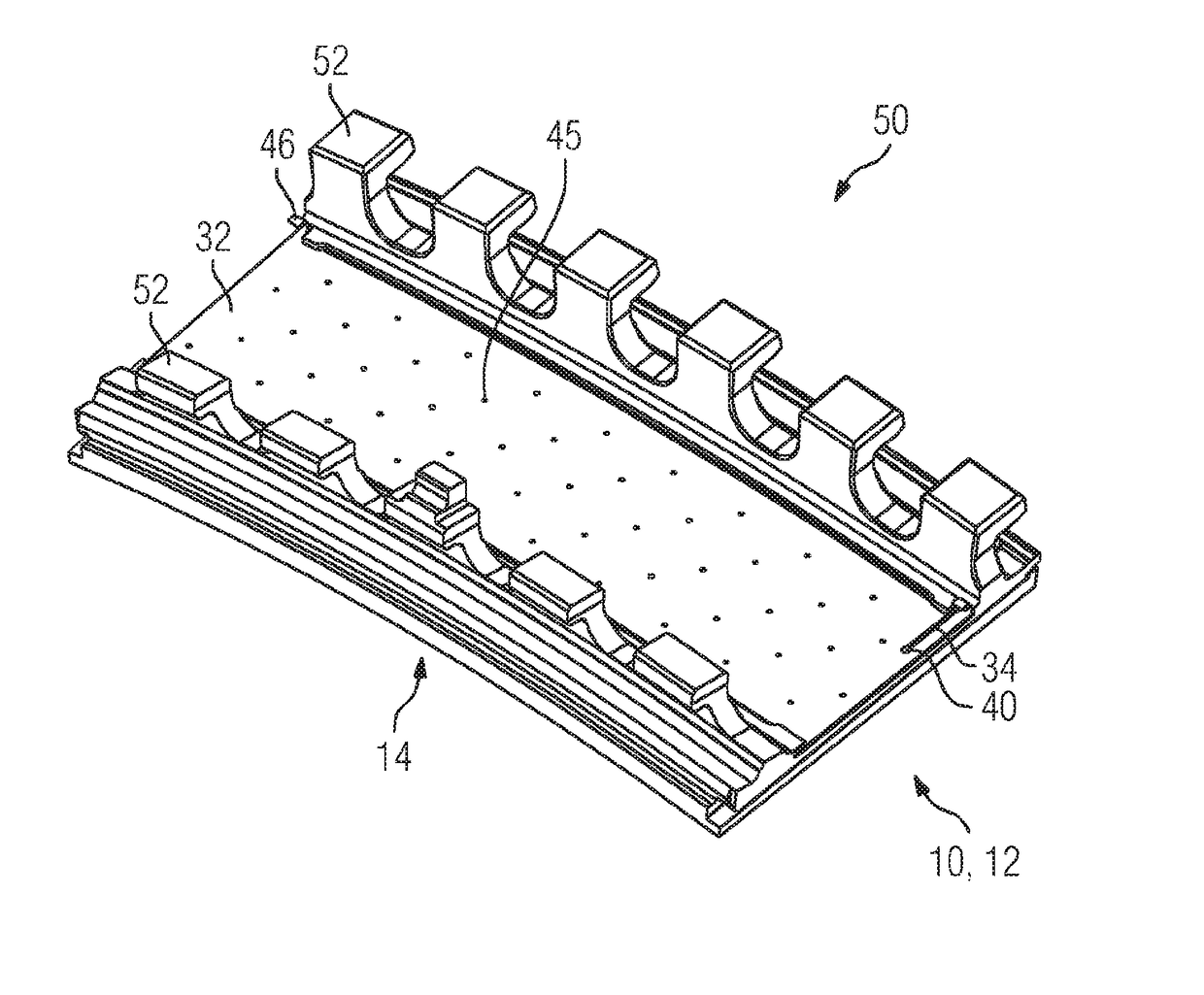 Coolable wall element with impingement plate