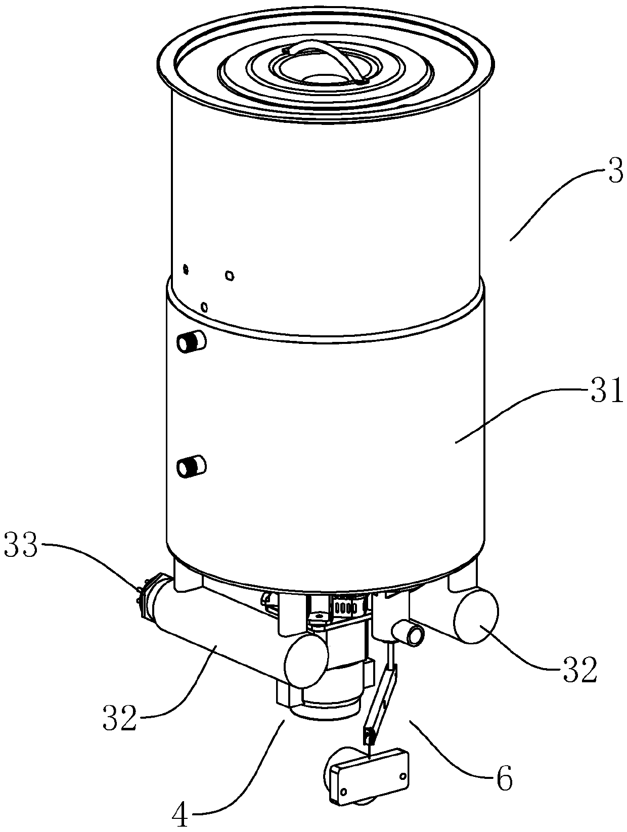 Full-automatic commercial soybean milk machine