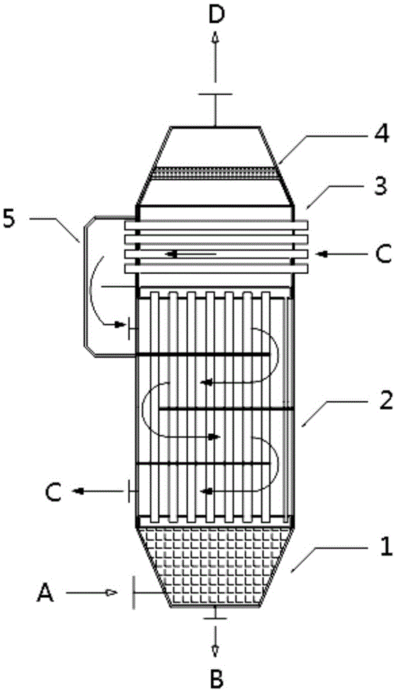 Condensing unit used for modular wet process sulfuric acid production