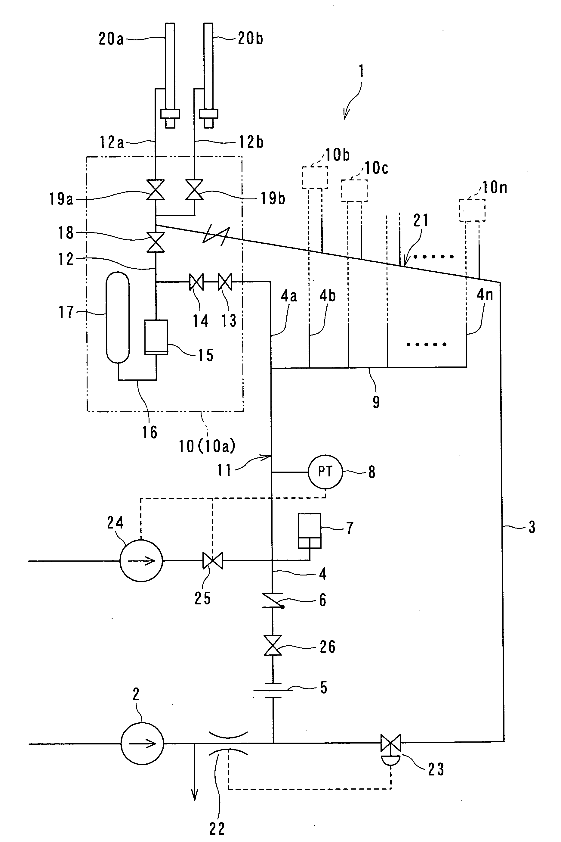 Hydraulic system for driving control rod drive mechanism