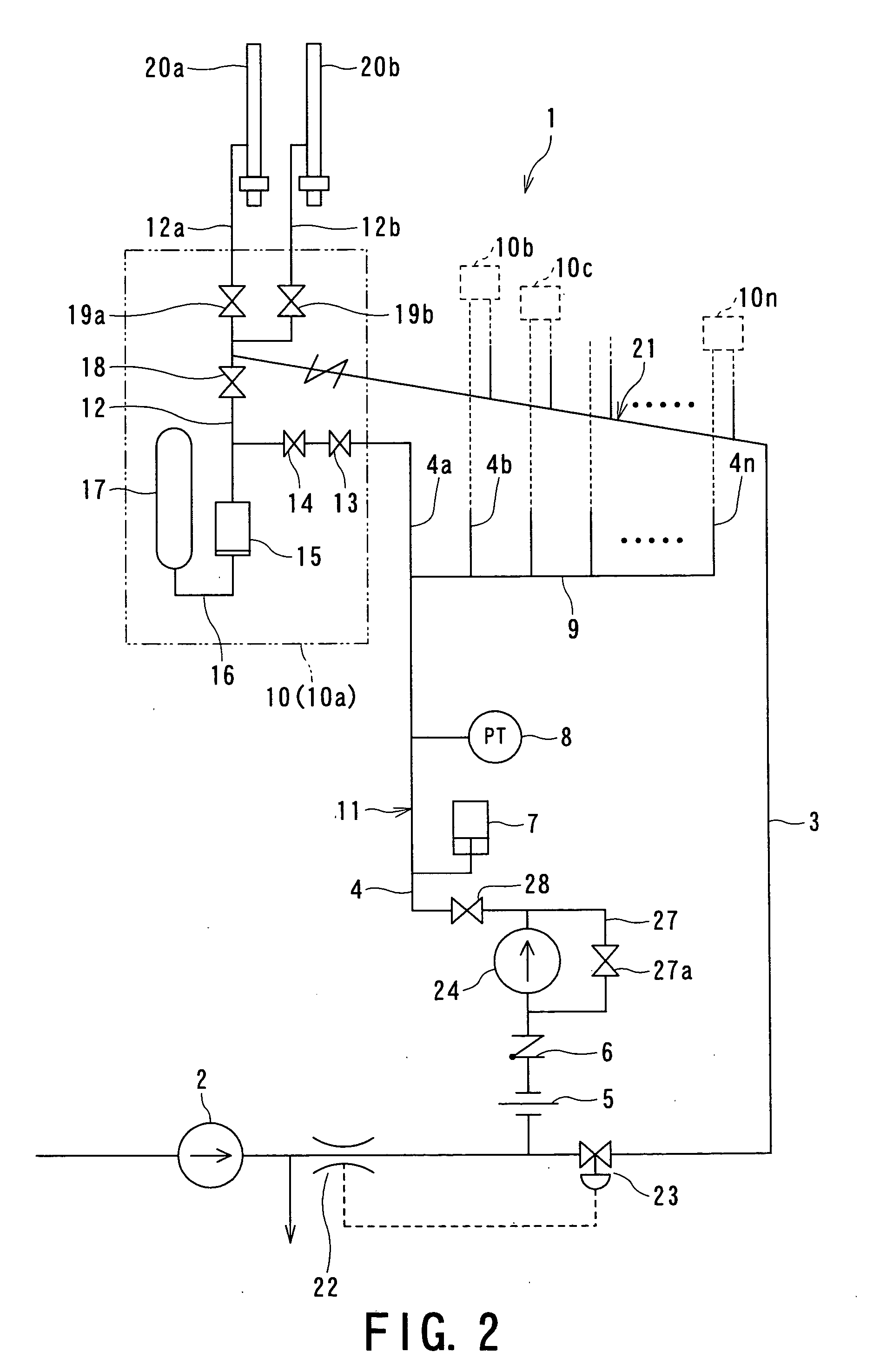 Hydraulic system for driving control rod drive mechanism